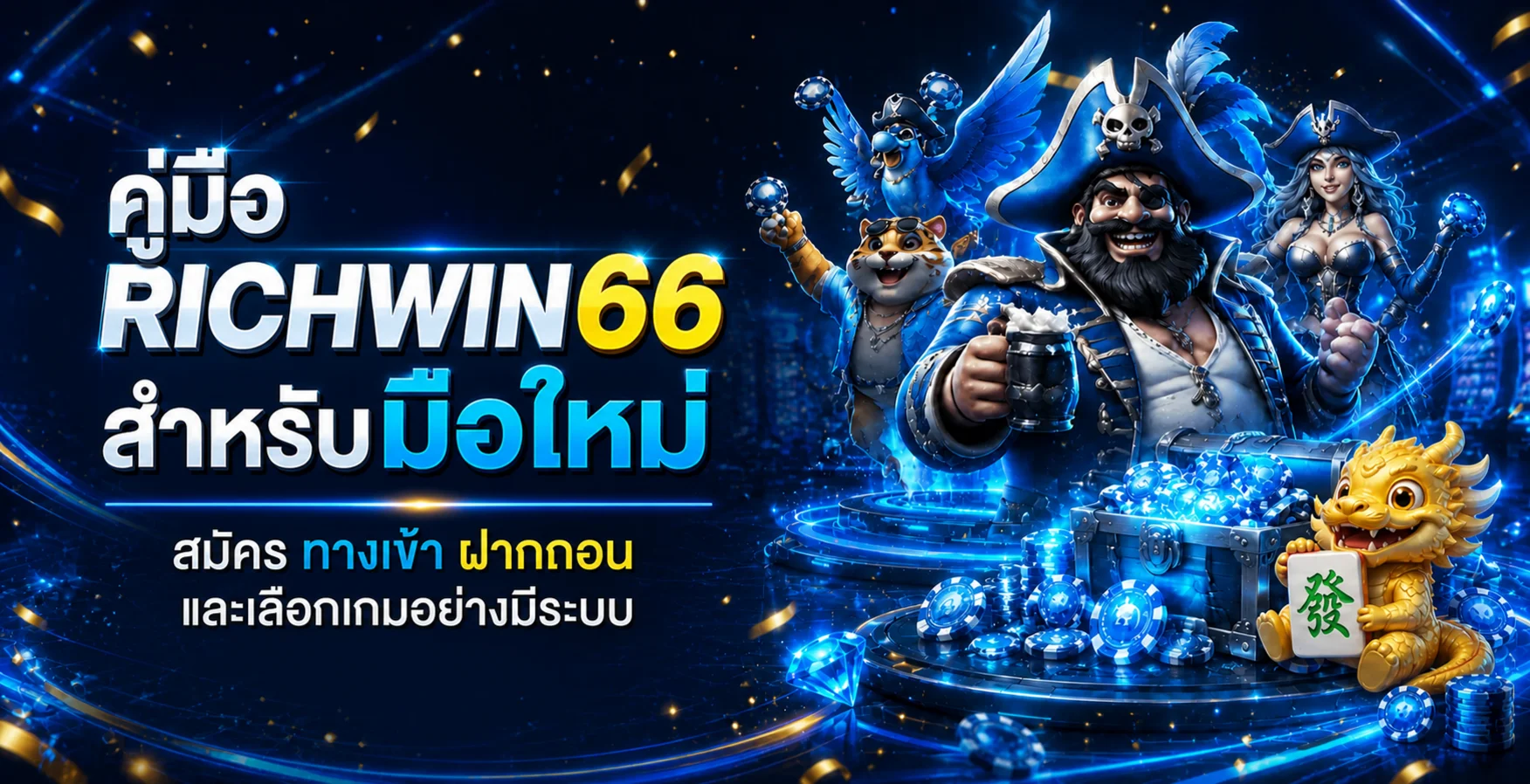 RICHWIN66 คู่มือสมัคร ทางเข้า ฝากถอนสำหรับมือใหม่